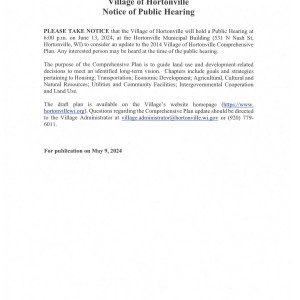 Public Hearing - Comp Plan